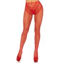 Leg Avenue Crotchless backseam tights rot O/S