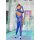 Leg Avenue Seamless footless bodystocking blau O/S