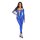 Leg Avenue Seamless footless bodystocking blau O/S