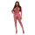 Leg Avenue Net crop top & footless tights pink O/S