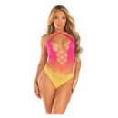 Leg Avenue Seamless ombre halter bodysuit pink O/S