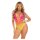 Leg Avenue Seamless ombre halter bodysuit pink O/S
