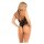 Leg Avenue Thong teddy with strappy back schwarz O/S