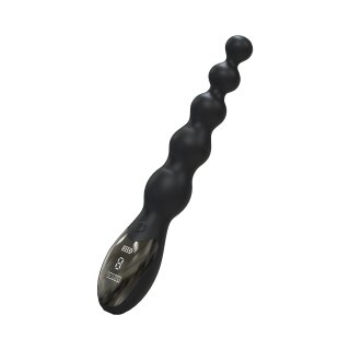 Beaded Anal Power Vibrator Black