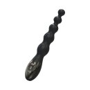 Beaded Anal Power Vibrator Black