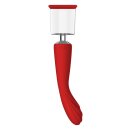 Dream Toys Georgia double stimulator with suction function red