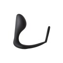 Dream Toys Fantasstic Analplug mit Penisring schwarz 3,5 cm