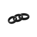 Dream Toys Ramrod cock rings set black