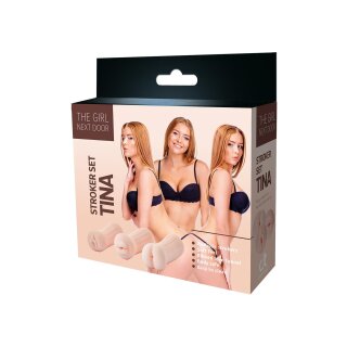 Dream Toys The Girl Next Door Tina Set with 3 masturbators