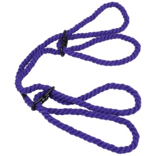 Doc Johnson Restrain 6mm Hemp Wrist or Ankle Cuffs Purple