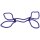 Doc Johnson Restrain 6mm Hemp Wrist or Ankle Cuffs Purple