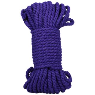 Doc Johnson Bind and Tie 6 mm Hemp Bondage Rope 50 ft - Violet