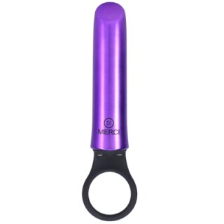 Doc Johnson Power Play with Silicone Grip Ring - Violet
