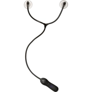 Doc Johnson Swell -Auto Vibrating Nipple Sucker Cups Black/Violet