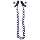 Doc Johnson Chained Up Nipple Clamps Purple