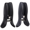 Doc Johnson Vibro Grippers Vibrating Nipple Clamps with Case Black