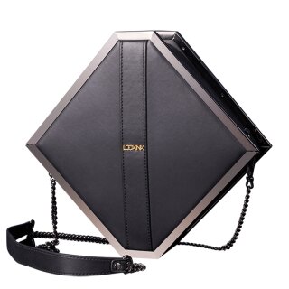 LOCKINK - Mysterious Square Kink Bag -  black