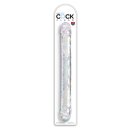 King Cock 18 Inch Double Dildo Clear