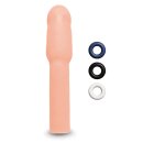 Size Up 4 Inch Extra Realistic Penis Extender Flesh