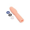 Size Up 4 Inch Extra Realistic Penis Extender Flesh