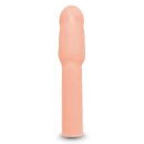 Size Up 4 Inch Extra Realistic Penis Extender Flesh