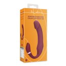 Loveline Bendable Vibrating Strapless Strap-on - Merlot...