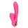 Loveline Tongue Flickering and Heating Rabbit Vibrator - Exuberant Pink