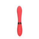 Loveline Silicone Smooth Vibrator - Salsa