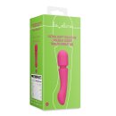 Loveline Ultra Soft Silicone Double-Sided Wand Vibrator - Prestone Pink