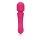Loveline Ultra Soft Silicone Double-Sided Wand Vibrator - Prestone Pink