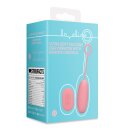 Loveline Ultra Soft Silicone Egg Vibrator with Remote Control - Pink Arabesque