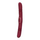 Loveline Double-Sided Thrusting Vibrator - Merlot Grape