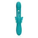 Loveline Flapping G-Spot Butterfly Vibrator - Peacock Blue