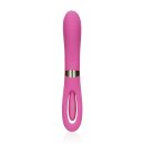 Loveline Double-Sided Flapping and G-Spot Vibrator - Exuberant Pink