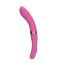 Loveline Double-Sided Flapping and G-Spot Vibrator - Exuberant Pink
