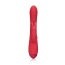 Loveline Swinging Rabbit G-Spot Vibrator - Brighto Red