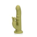 Loveline Ultra Soft Silicone Rotating Rabbit Vibrator - Spring Sage