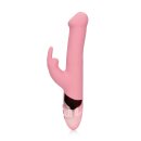 Loveline Rotating Beads Rabbit Vibrator - Pink Arabesque