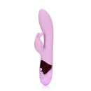 Loveline Ultra Soft Silicone Rabbit Vibrator - Exotic Fucshsia