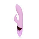 Loveline Ultra Soft Silicone Rabbit Vibrator - Exotic Fucshsia