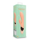 Loveline Ultra Soft Silicone Rabbit Vibrator - Ceramic Peach