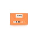 Loveline Ribbed Mini Vibrator with USB Charger - Spring Sage