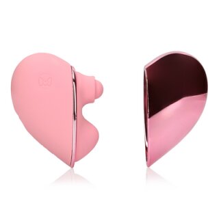 Loveline Tapping Heart Vibrator - Pink Arabesque