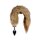 Shots - Ouch! Fox Tail with Metal Butt Plug - Brown
