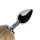 Shots - Ouch! Fox Tail with Metal Butt Plug - Brown