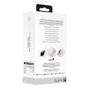 Shots - Ouch!  Fuchsschwanz mit Metall Butt Plug - Weiß