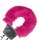 Furry Metal Hand Cuffs Pink