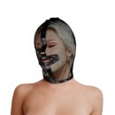 Shots - Ouch!  Fishnet Mask - Black