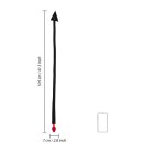 Shots - Ouch! Silicone Anal Plug Devils Tail - Black