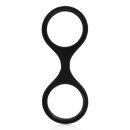 Shots - Ouch! Silicone Hand Cuffs - Black